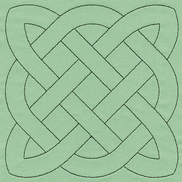 Shield Celtic Knotwork (Double Run)