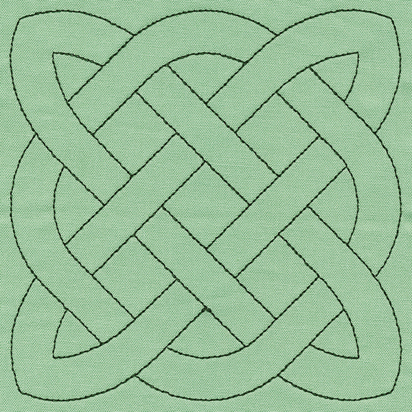 Shield Celtic Knotwork (Double Run)