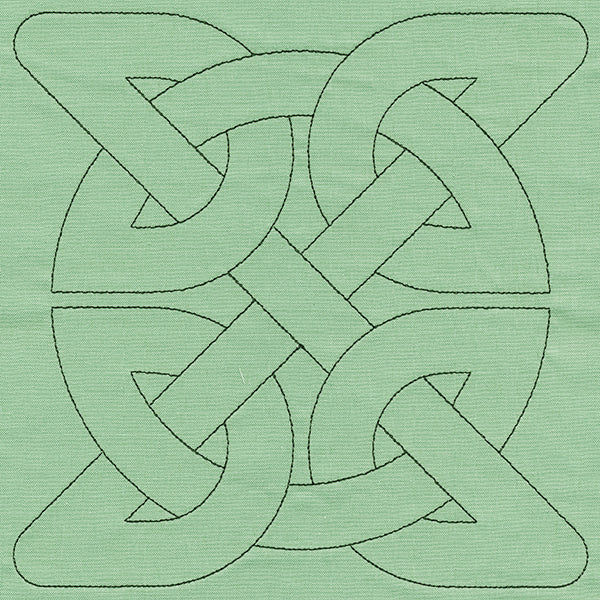 Circle Celtic Knotwork (Double Run)