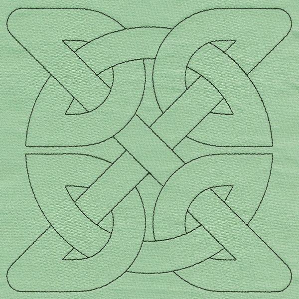 Circle Celtic Knotwork (Double Run)