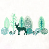 Lush Woodland Border