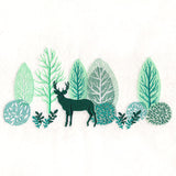 Lush Woodland Border