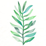 Wispy Botanical in Watercolor