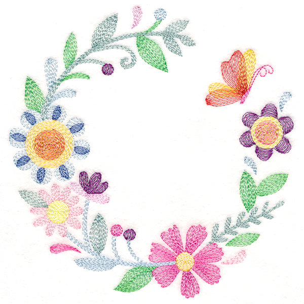 Beautiful Butterfly Wreath