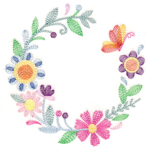 Beautiful Butterfly Wreath