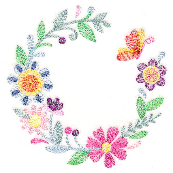 Beautiful Butterfly Wreath