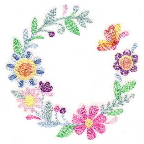 Beautiful Butterfly Wreath