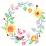 Blooming Bird Wreath