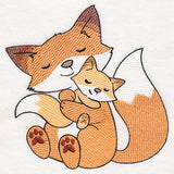 Snuggling Foxes