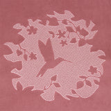 Woodland Hummingbird Scene (Embossed)
