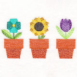 Bright and Breezy Flowerpots Trio