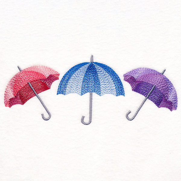 Bright and Breezy Umbrellas Trio