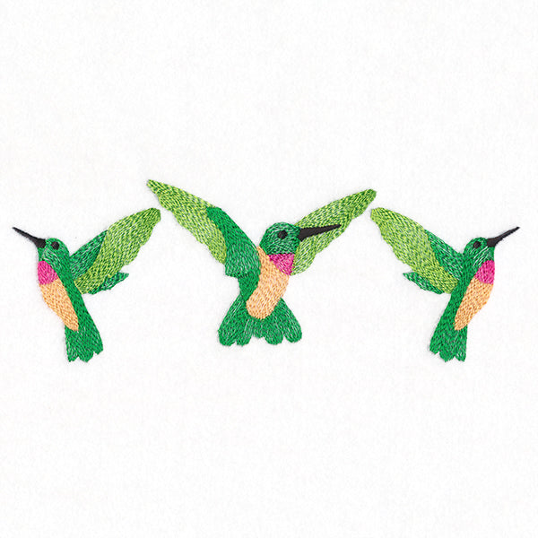 Bright and Breezy Hummingbirds Trio
