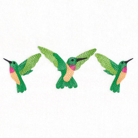 Bright and Breezy Hummingbirds Trio