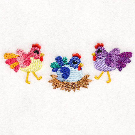 Bright and Breezy Chickens Trio