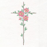Delicate Lenten Rose Cross