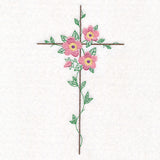 Delicate Lenten Rose Cross