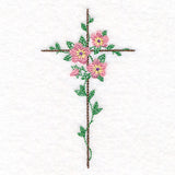 Delicate Lenten Rose Cross