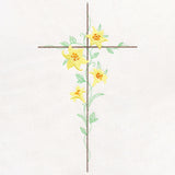 Delicate Lily Cross