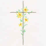 Delicate Lily Cross