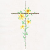 Delicate Lily Cross
