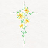 Delicate Lily Cross