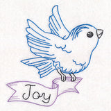 Little Bird with Joy Banner (Vintage)