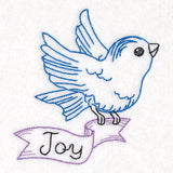 Little Bird with Joy Banner (Vintage)