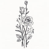 Delicate Rose Stems (Vintage)