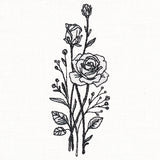 Delicate Rose Stems (Vintage)