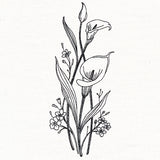 Delicate Calla Lily Stems (Vintage)