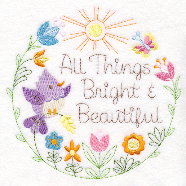 All Things Bright & Beautiful Wreath