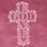 Love God Cross (Embossed)