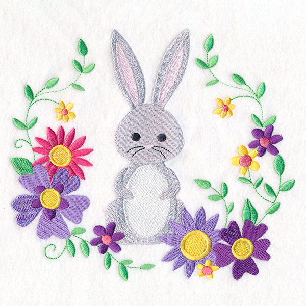 Bunny in Spring Blooms