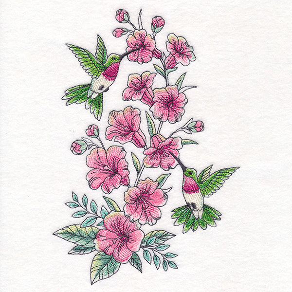 Hibiscus & Hummingbirds Garden Spray