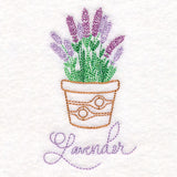 Fancy Flowerpot Lavender (Vintage)