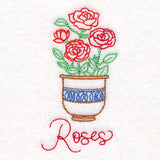 Fancy Flowerpot Roses (Vintage)
