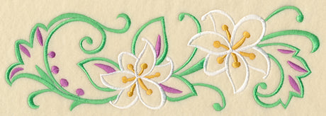 Lily Filigree Border