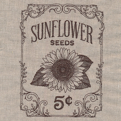 Flower Garden Seed Packet - Sunflowers