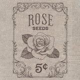 Flower Garden Seed Packet - Roses