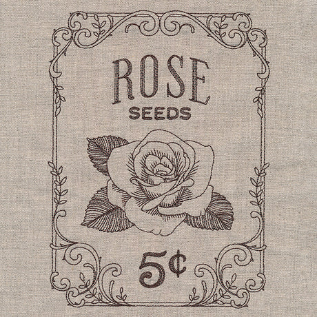 Flower Garden Seed Packet - Roses