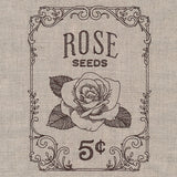 Flower Garden Seed Packet - Roses