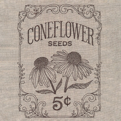 Flower Garden Seed Packet - Coneflowers