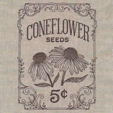 Flower Garden Seed Packet - Coneflowers