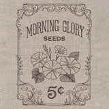 Flower Garden Seed Packet - Morning Glories