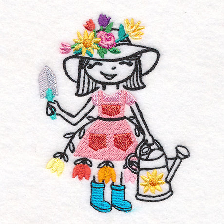 Wildflower Garden Girl