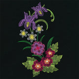 Lovely Iris & Violets Spray