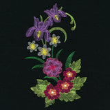 Lovely Iris & Violets Spray