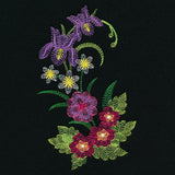 Lovely Iris & Violets Spray