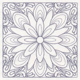 Baroque Beauty Quilting Square 1 (Double Run)